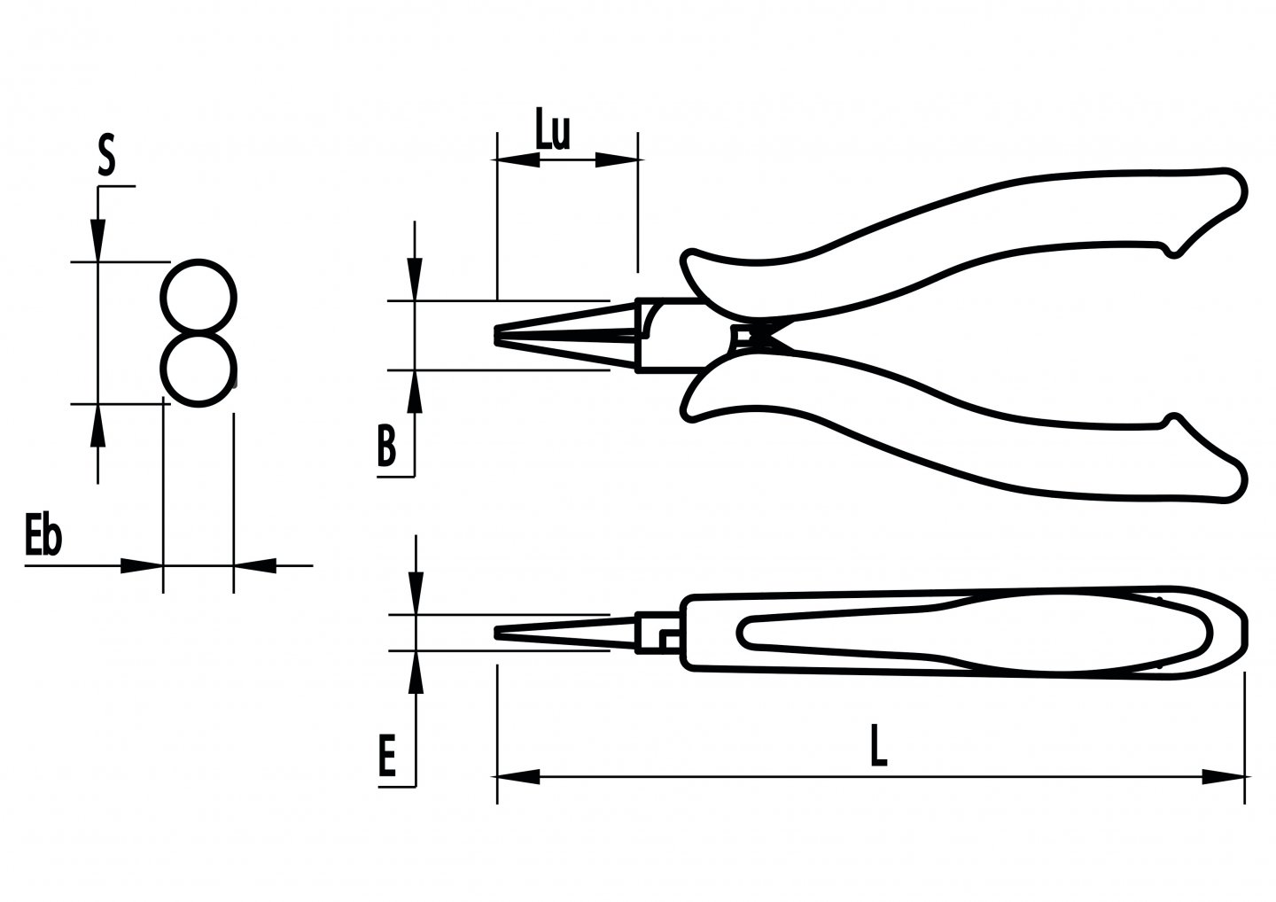 Round long nose pliers 02