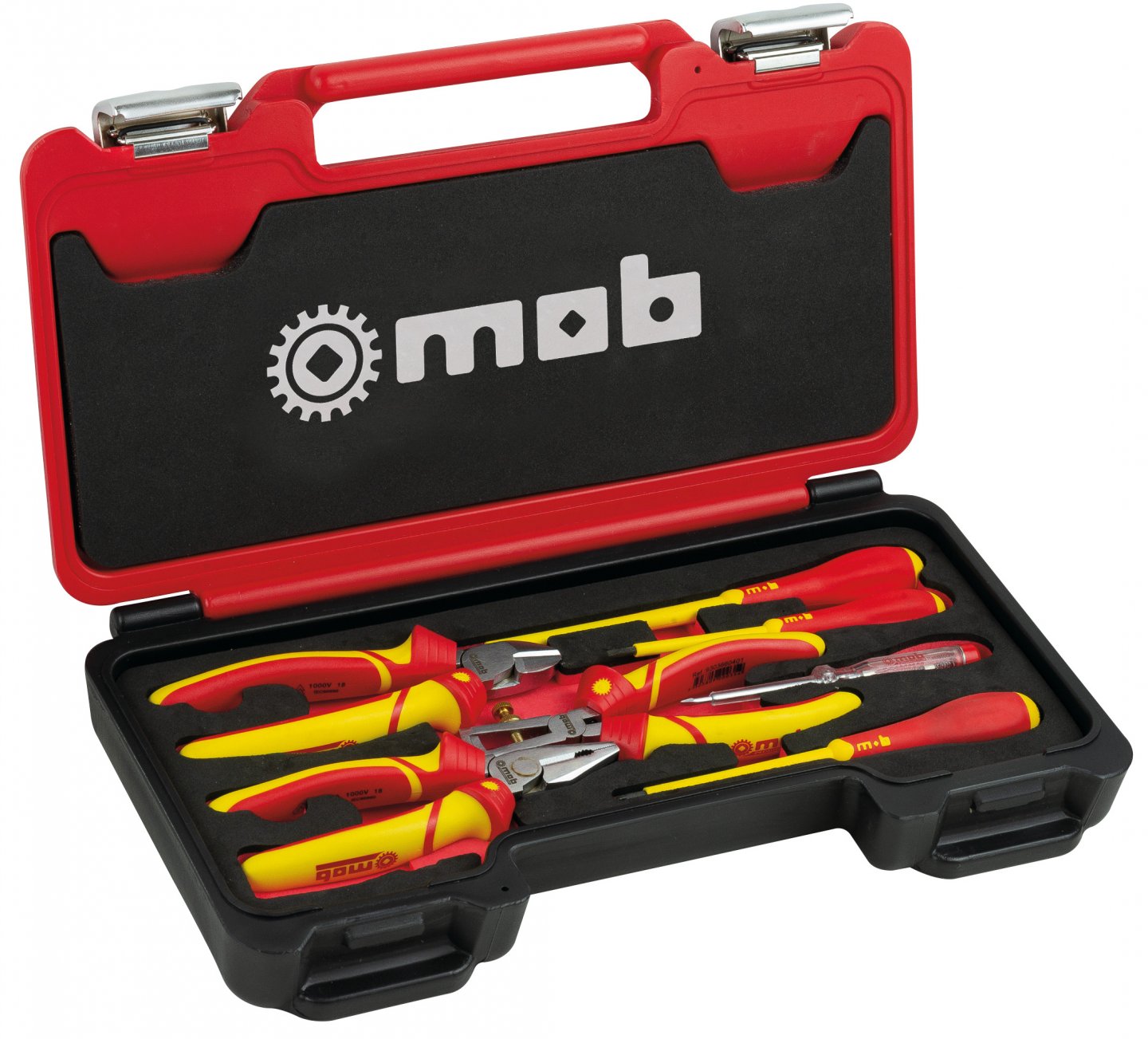 Fusion box - pliers and screwdriver set, 8 pieces - vde 04