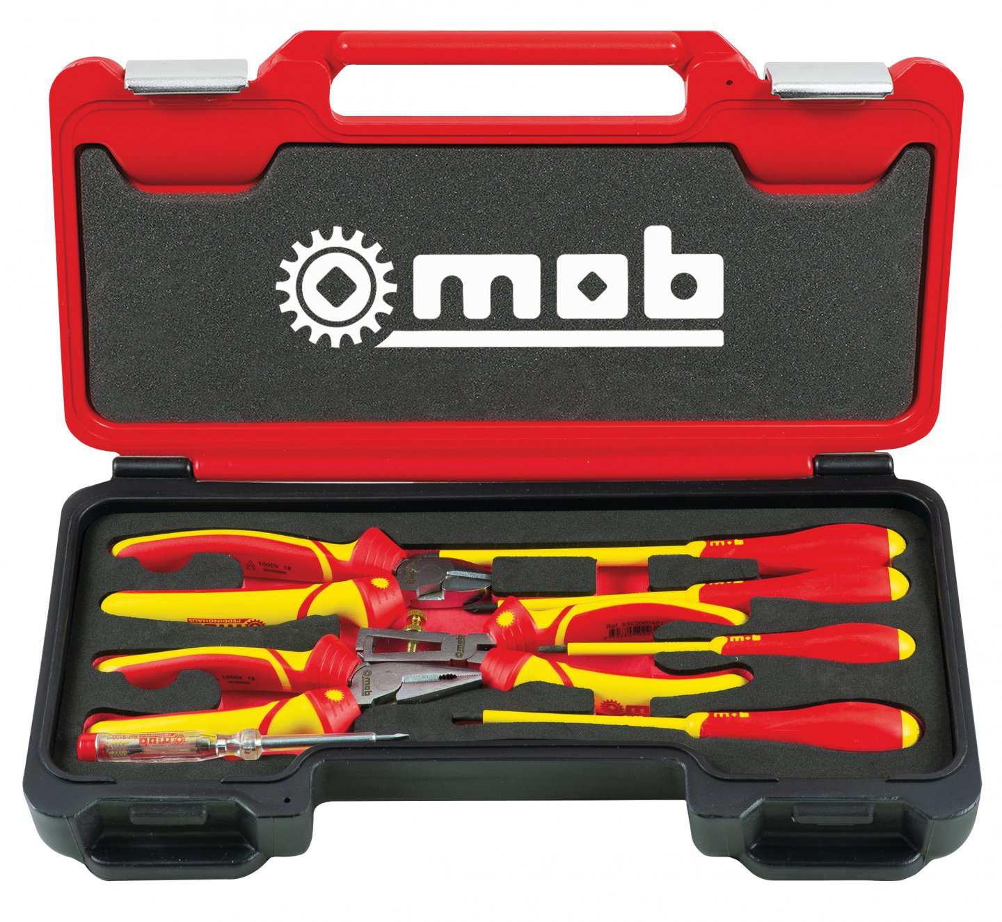 Fusion box - pliers and screwdriver set, 8 pieces - vde