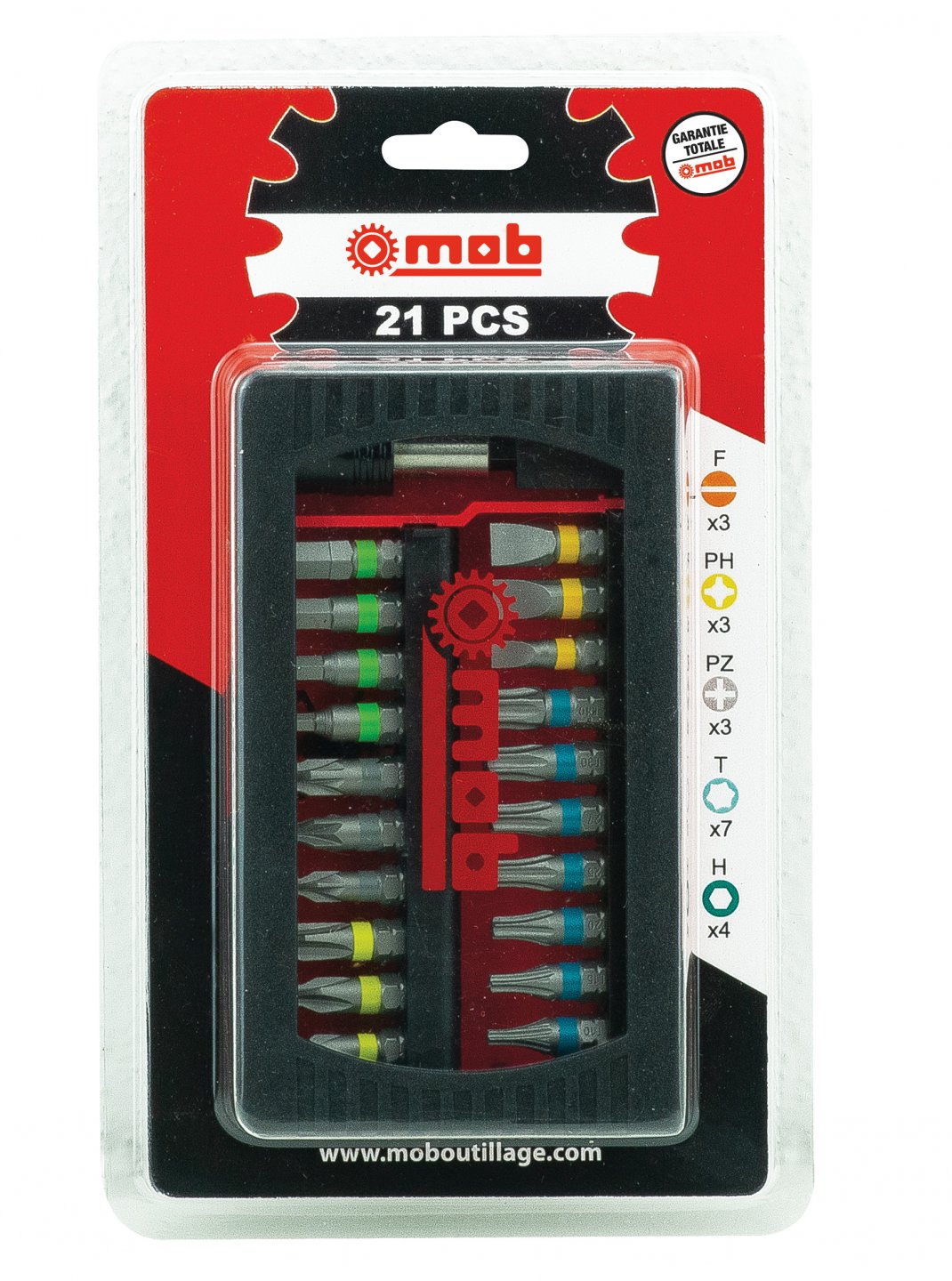 Bit set, 21 pieces 02