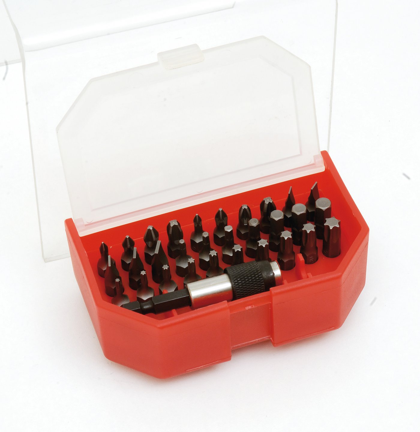 Bit set, 30 pieces incl. magnetic bit holder
