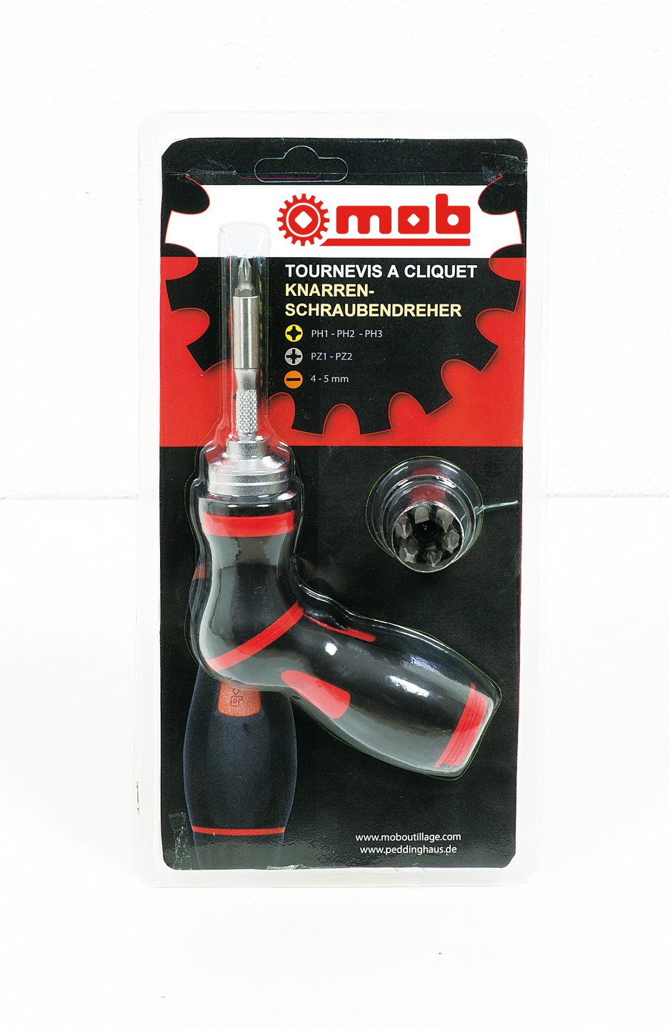 Pistol grip screwdriver ratchet