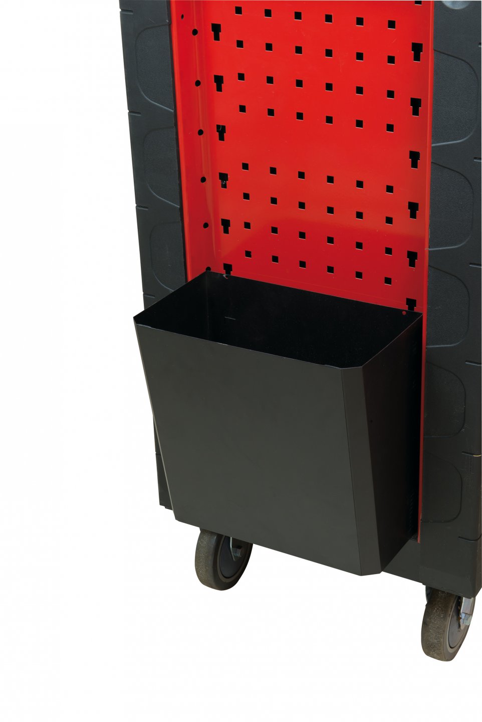 Waste bin for tool trolley