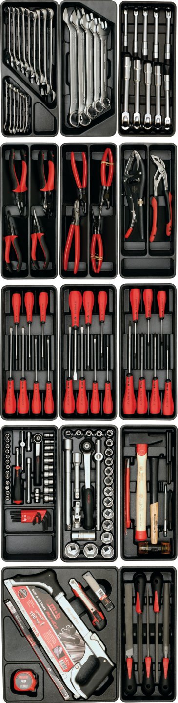 Trolleys with 156 tools set 03