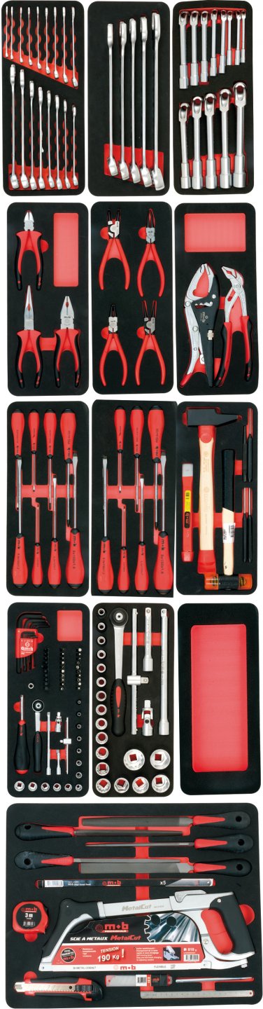 Trolley with 173 tools set 03