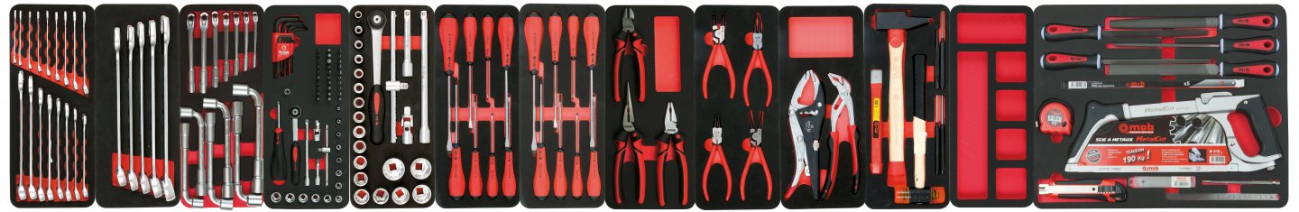 Trolley with 173 tools set 02