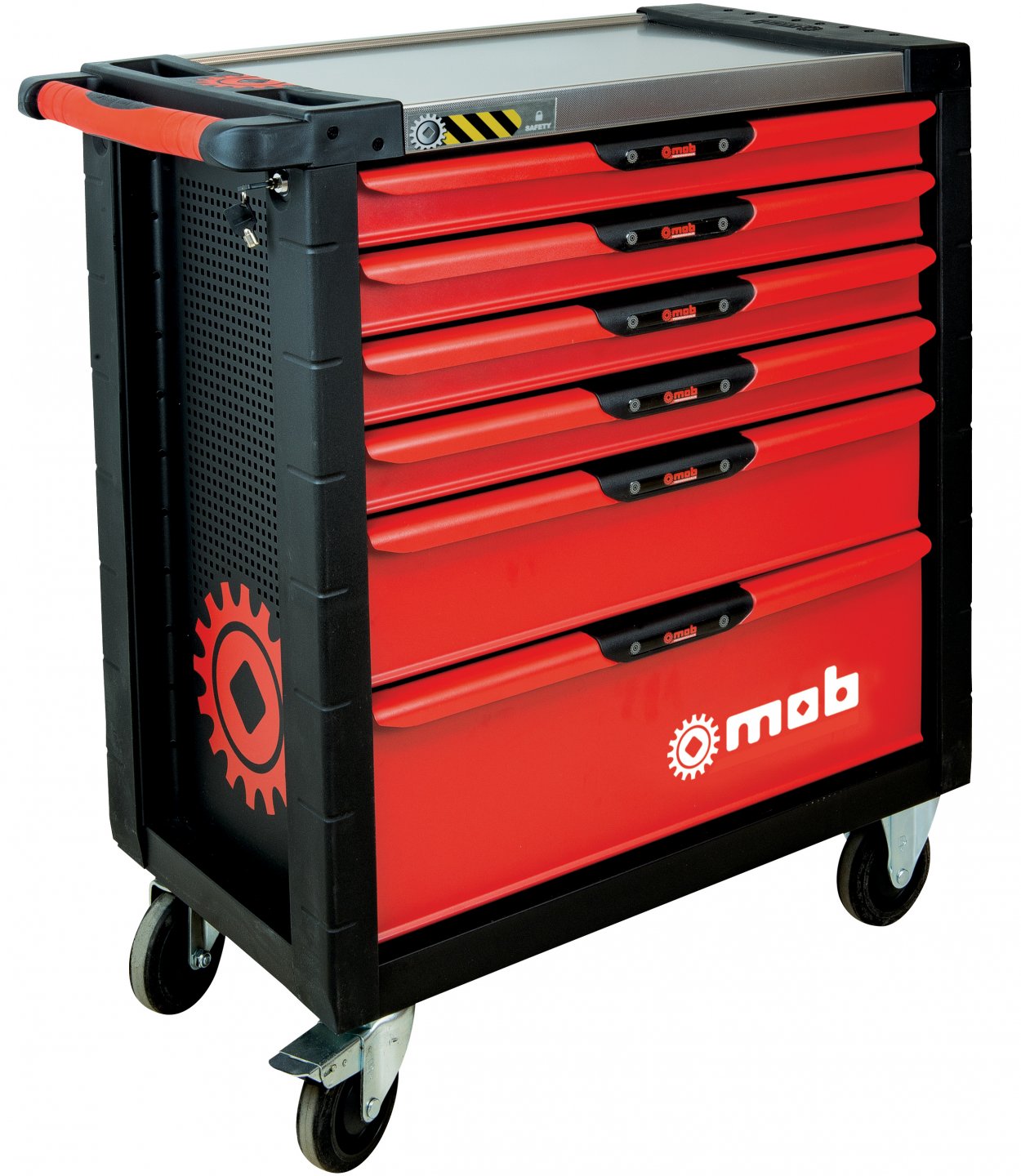 Xliner ‘safety’ tool trolley with 6 drawers - 4 units