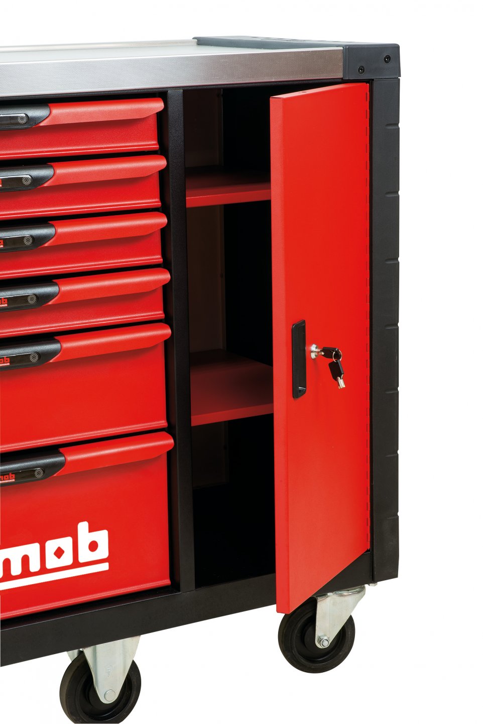 Xliner tool trolley with 6 drawers + cabinet 03