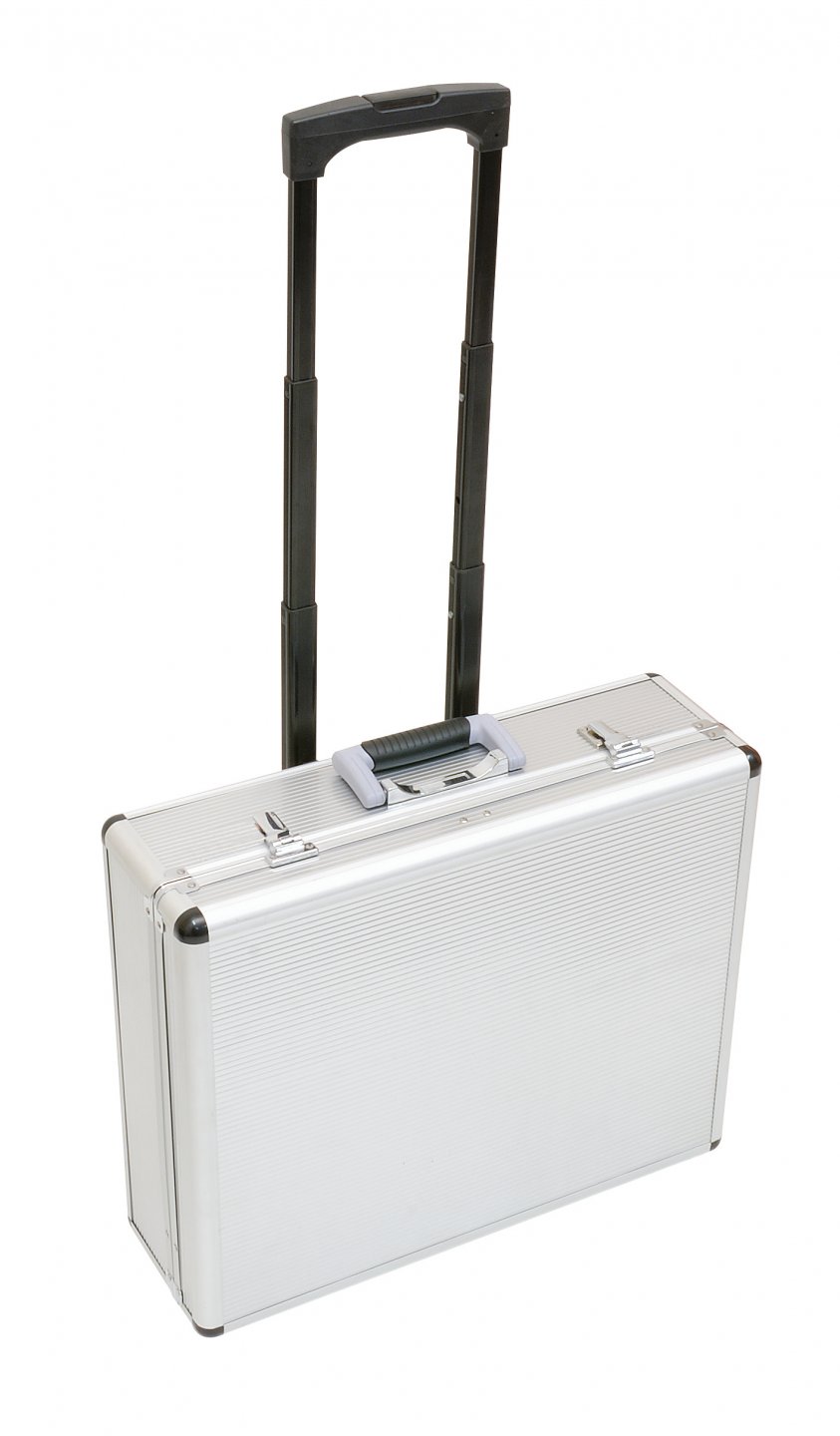 Aluminium trolley case, empty
