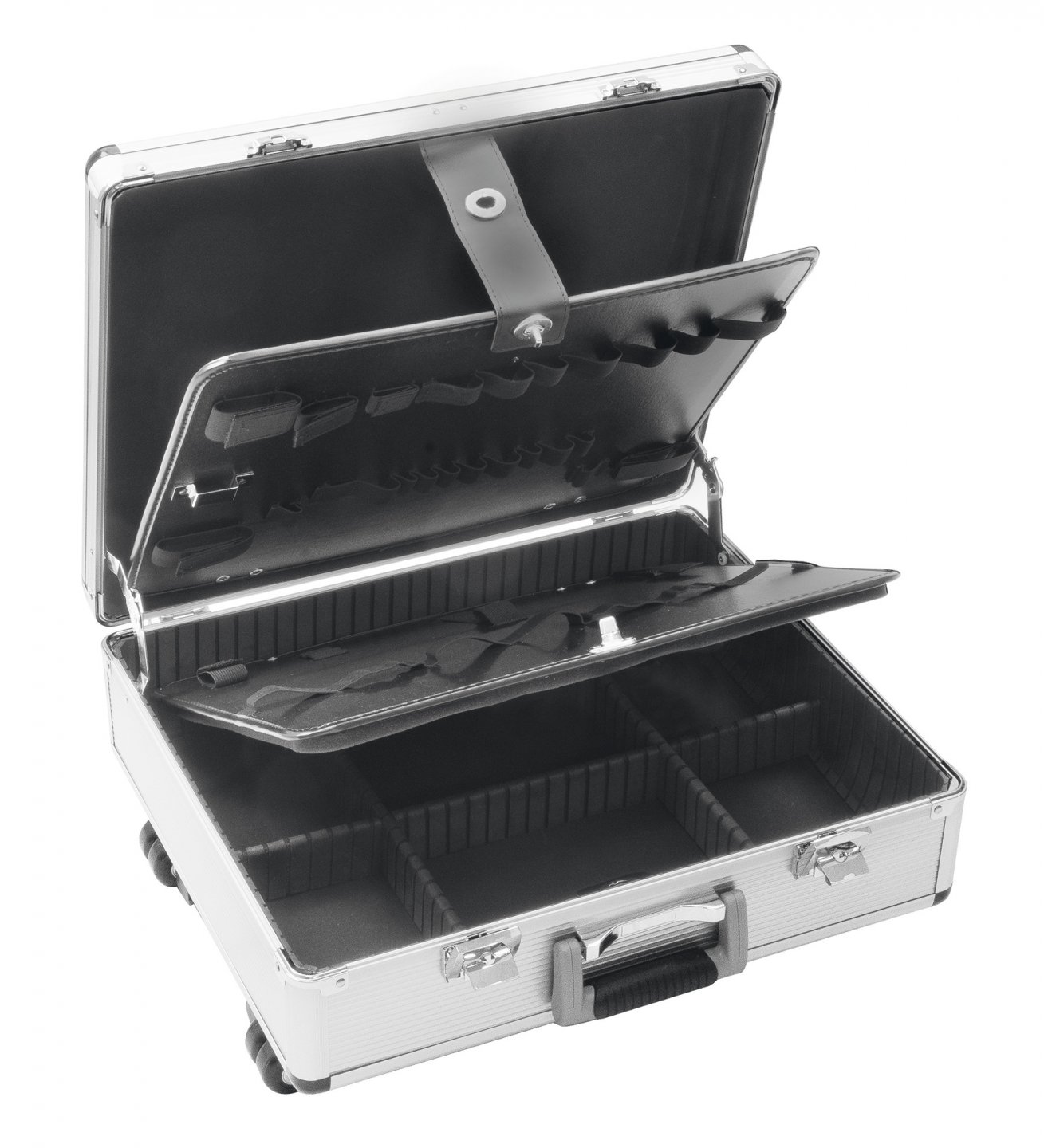 Aluminium trolley case, empty 06