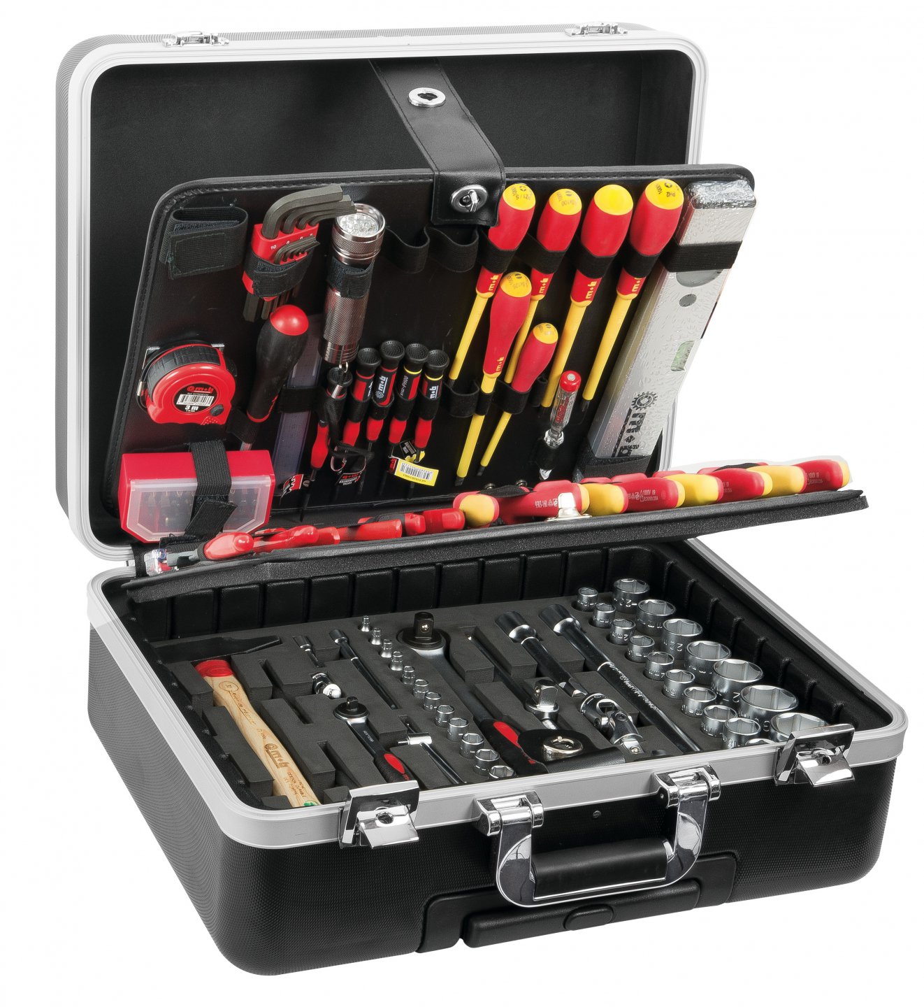 Tool set, 128 pieces, for electrician
