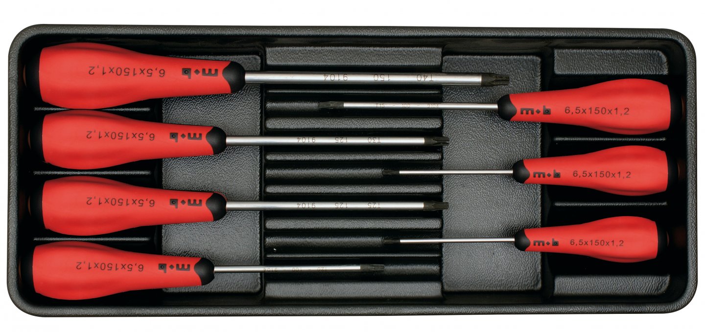 Unit with 7 screwdrivers