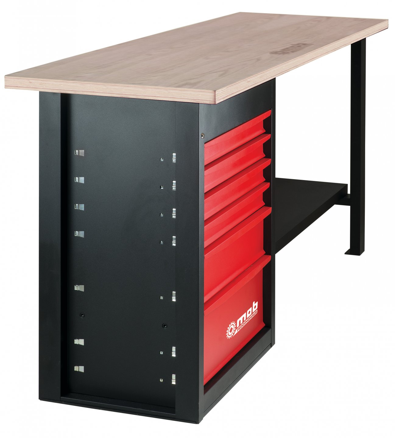 Workbench 2m - with 1 storage cabinet 02