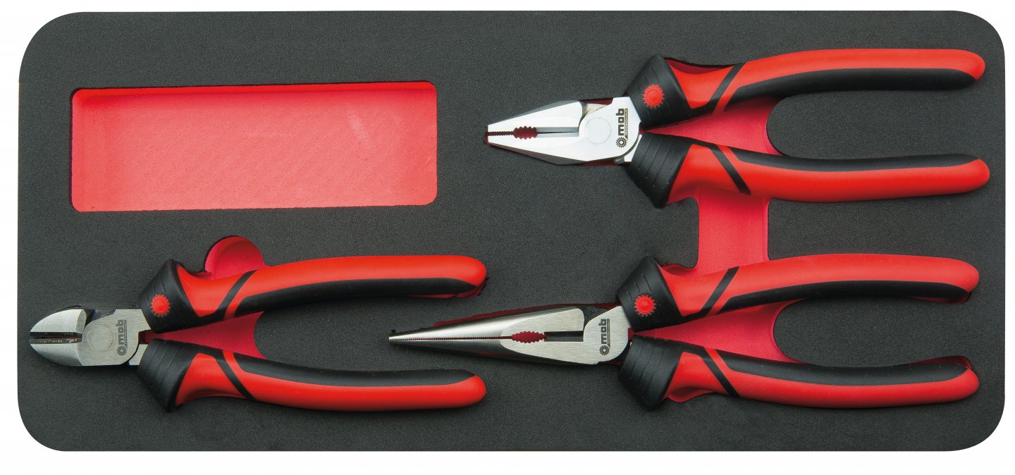 Foam insert unit with 3 pliers 03