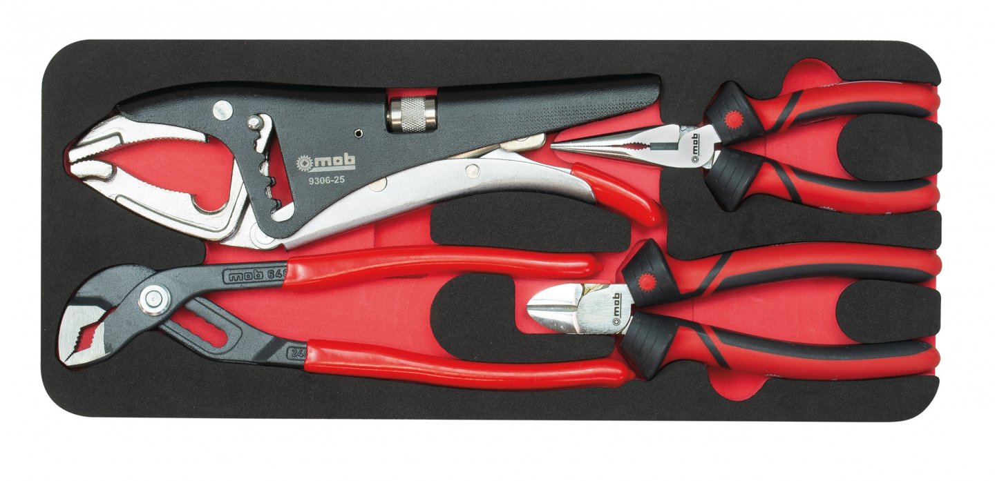 Foam unit of 4 pliers