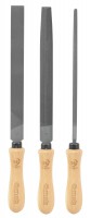 File set - 3 pieces - wooden handles 02
