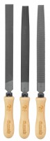Rasp and file set - 3 pieces - wooden handles 02