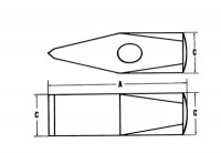 Cold stone sledge hammer 02