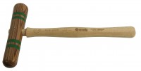 ‘dynachoc’ wooden mallet - with fibreglass bands and hickory handle