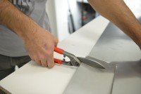 Tin snips - straight, narrow blades 03