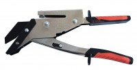 Pliers for cutting and punching the slate on card