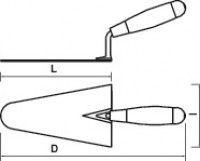 Italian round trowel 03