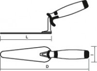 Cat tongue shaped trowel 02