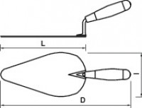 American trowel round nose 03
