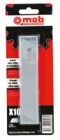 10 ‘extra strong’ spare blades 25 mm - on card