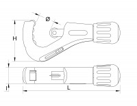 Pipe cutter for copper pipes 02