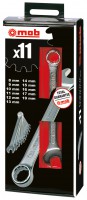 Combination spanner set in display box 03