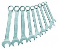 Combination spanner set in plastic display, 10 pieces 02