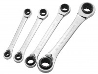 Double ratcheting wrenches 4x4 in metalbox 02