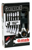 Compact' ratcheting combination spanner set, short version 03