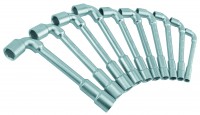 Offset open socket wrenches set 6x6 04