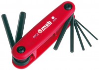 Hex key set, 7 pieces
