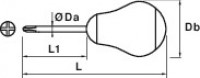 Screwdrivers for phillips screws - extra short 02