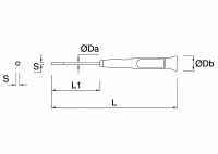 Micro screwdriver for hexagonal screws 02