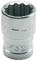 12-point bi-hex socket, 1/4''