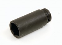 Impact sockets - 6 point, 1/2''