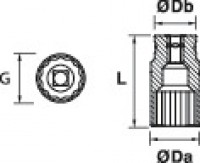 12-point bi-hex socket, 3/8'' 02