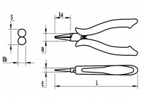 Round long nose pliers 02