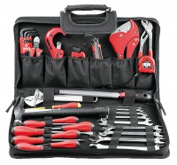 Fusion box for plumber with 38 pieces