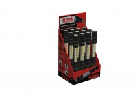 Telescopic magnetic flashlight display - 12 pieces