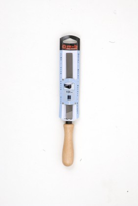 Half round file - wooden handle