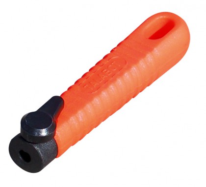 Plastic handle for files