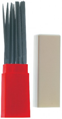 Set of needle files, 12 pieces
