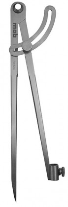 Workshop compass with pencil holder - lockable wing