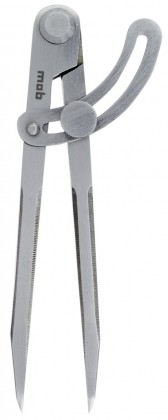 Hinged compass on card