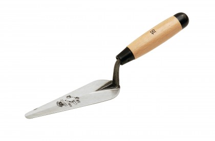 Forged cat tongue shaped trowel